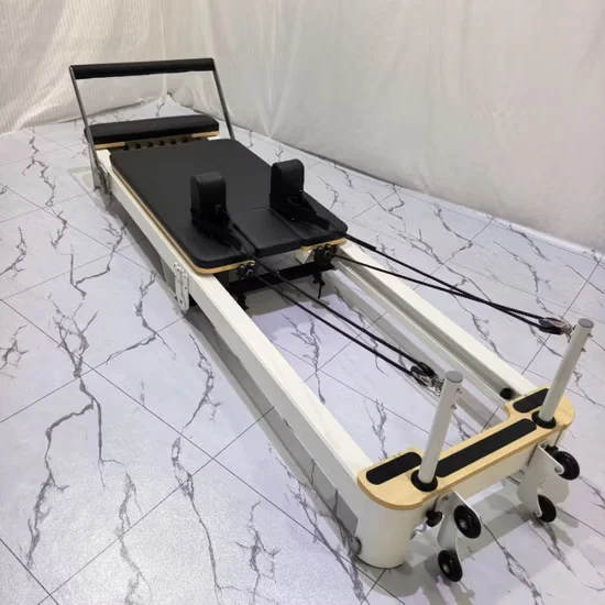 Portable Folding Pilates Reformer Bed for Yoga Studio and Physiotherapy