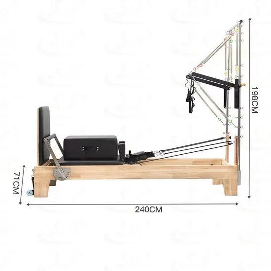 Senrui Maple Pilates Reformer with Tower SRY-06 for Studio