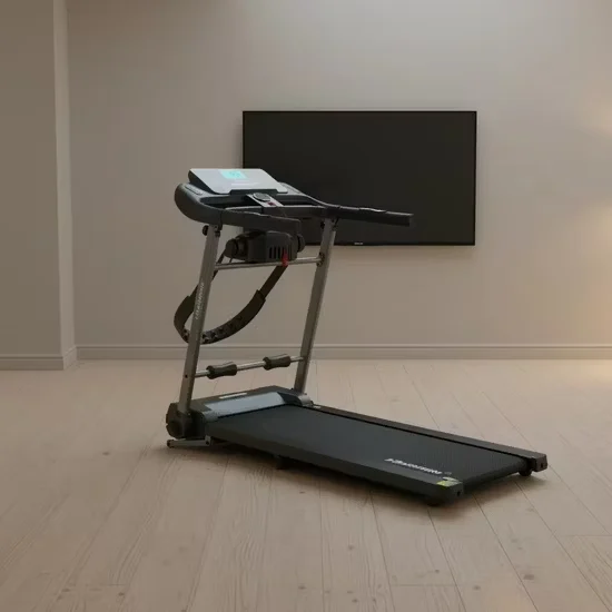 Shock Absorbing MT026M Foldable Motorized Treadmill for Fat Burning