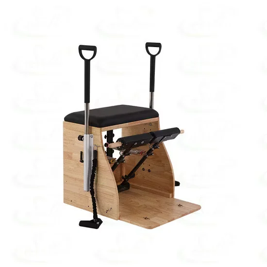Solid Wood Pilates Combo Chair for Studio Training