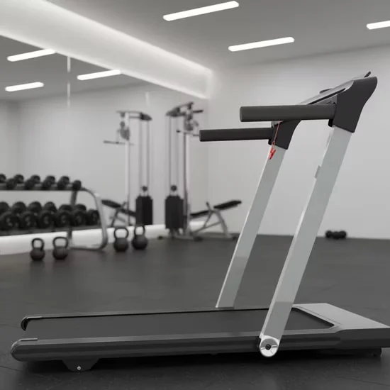 Sturdy Abrasion-Resistant W08 Folding Motorized Treadmill for Fitness Training