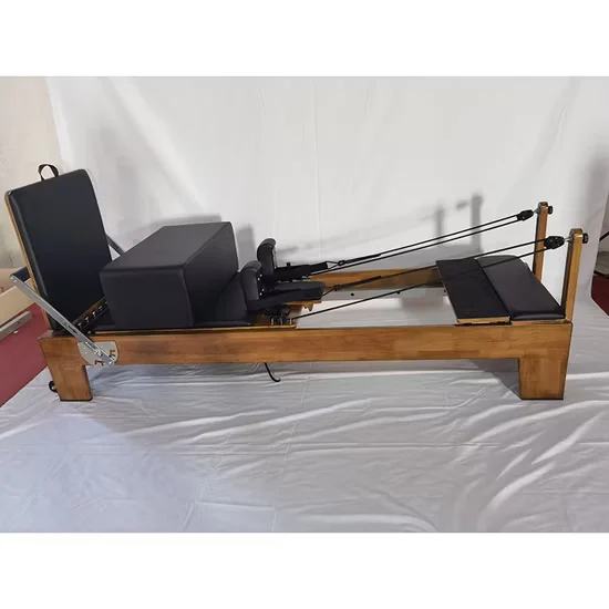 Walnut Wood Pilates Reformer Commercial for Studio Gym
