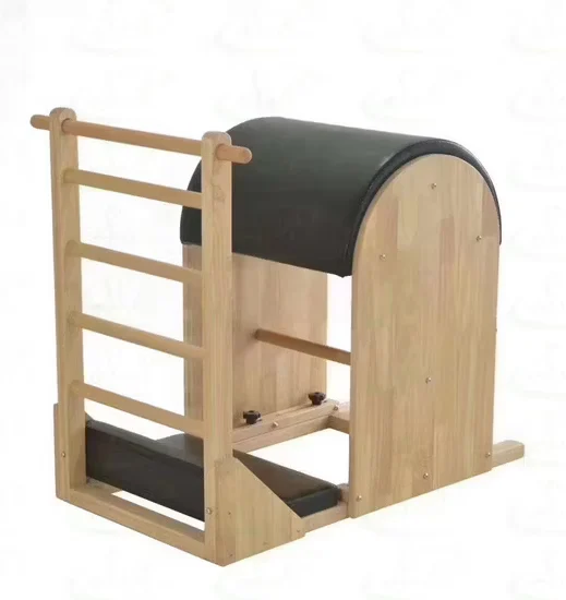 White Maple Wood Pilates Ladder Barrel for Studio