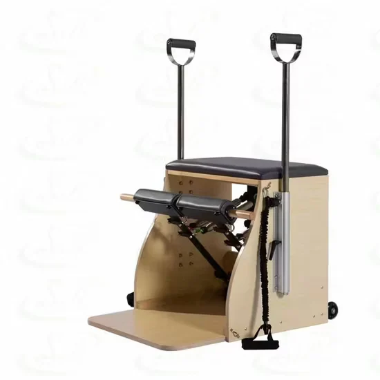 Wood Pilates Combo Reformer Chair for Studio and Home Gym Use