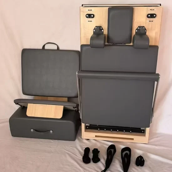 Wooden Foldable Pilates Reformer Machine SRY-20 for Studio