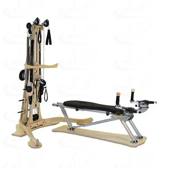 Zen Instrument Equipment Pilates Tower with Half Trapeze Gyroscopic Machine Reformer Pulley Tower
